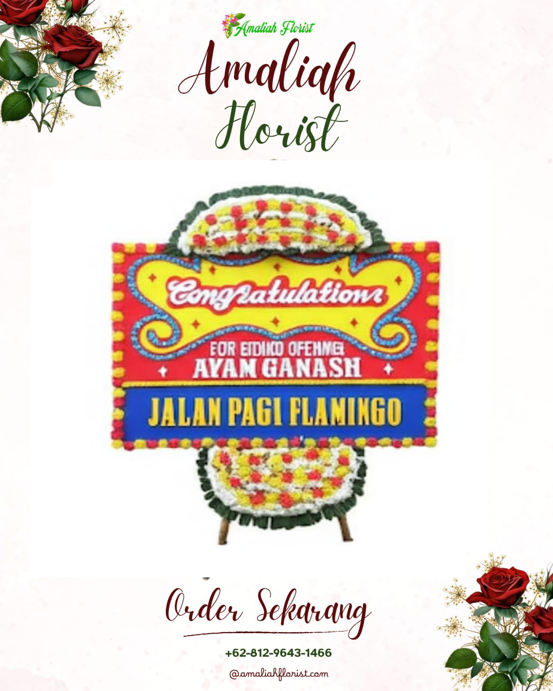 Sewa Papan Bunga Ngebel